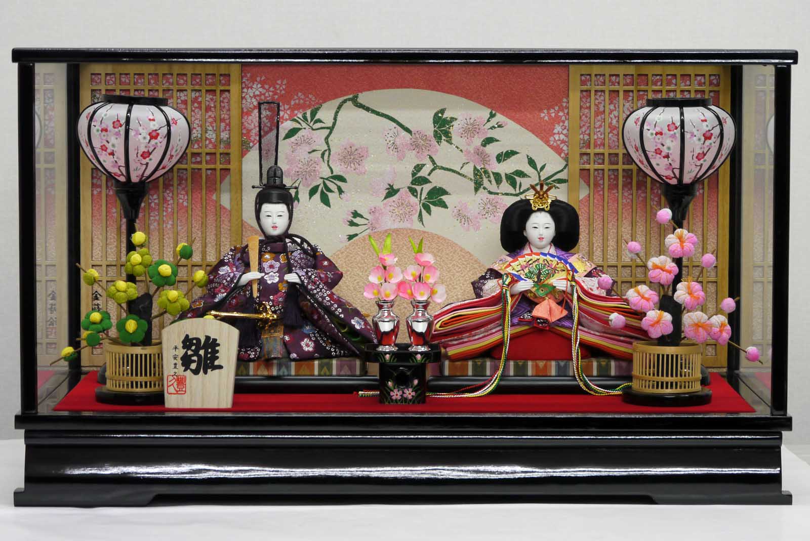 楽天市場】送料無料 平安豊久監製 実渓作 ガラスケース入りわらべ人形