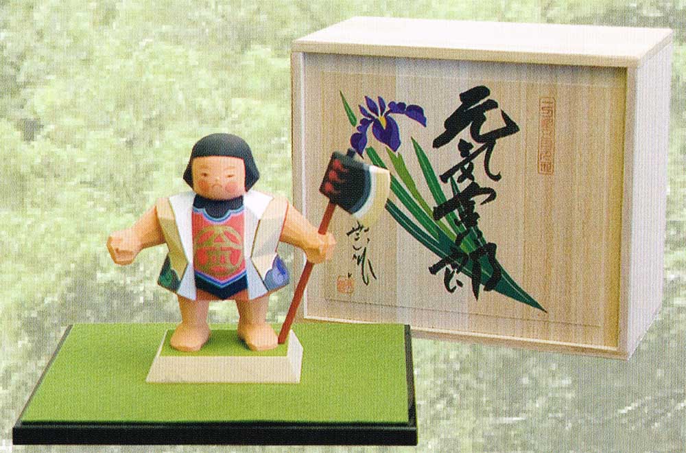 南雲　金太郎悠々　節句　お値下げ中 楽天市場】南雲作 五月人形 伊予一刀彫り 【金太郎悠々】【大空
