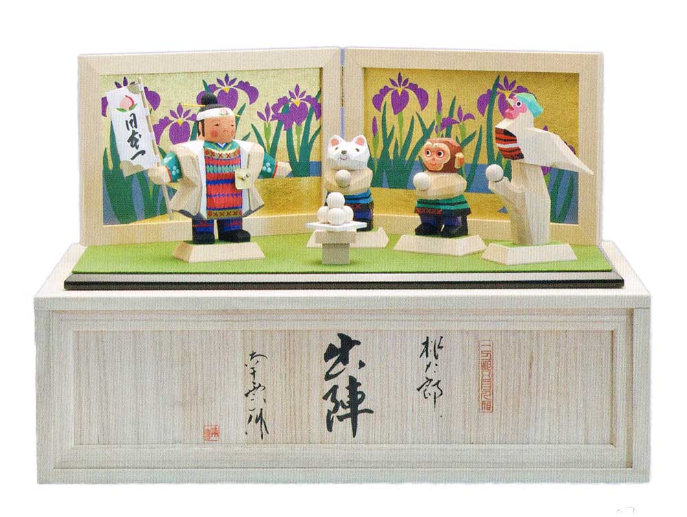 楽天市場】送料無料 南雲作 五月人形 伊予一刀彫り 【新生 皐月組（小