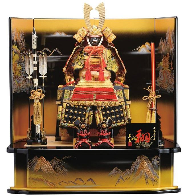 楽天市場】送料無料 東玉作 五月人形 6号ガラスケース入り武者飾り