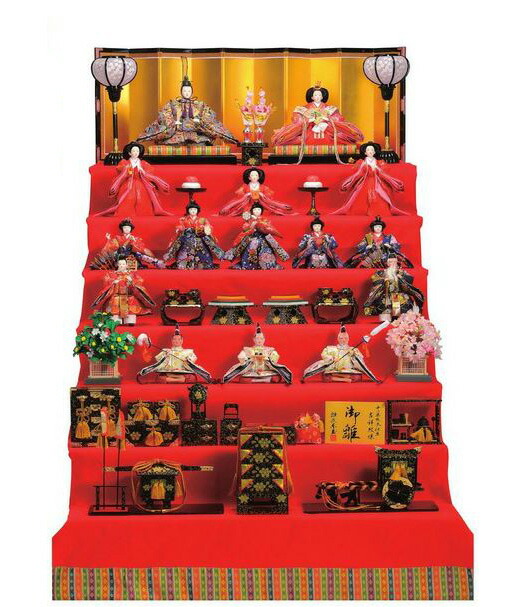 浪漫工房 です。 雛人形 ひな祭り 親王飾り 九番 楽天市場】送料無料 久月作 雛人形 九番親王 大三五揃い 衣装着