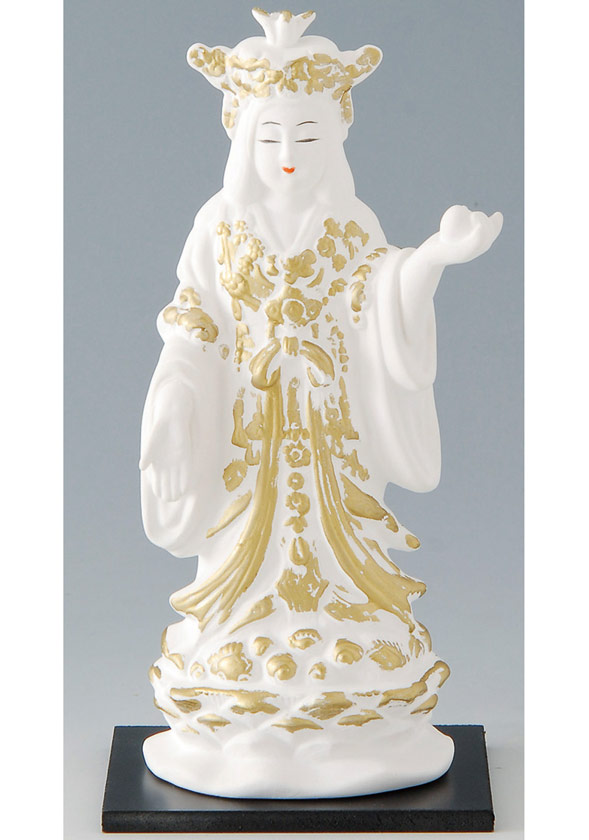 白い　陶器　仏像 Amazon.co.jp: Qinlang 30.48cm 白仏像ホームデコレーション
