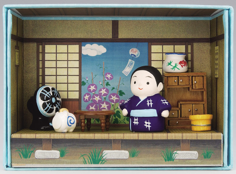 楽天市場】昭和の家・四季物語り 夏の小箱 〈季節の置物 和の