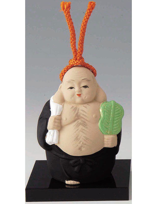 楽天市場】笑福喜楽の縁起物 陶器製 土鈴 七福神 大黒天 飾り台