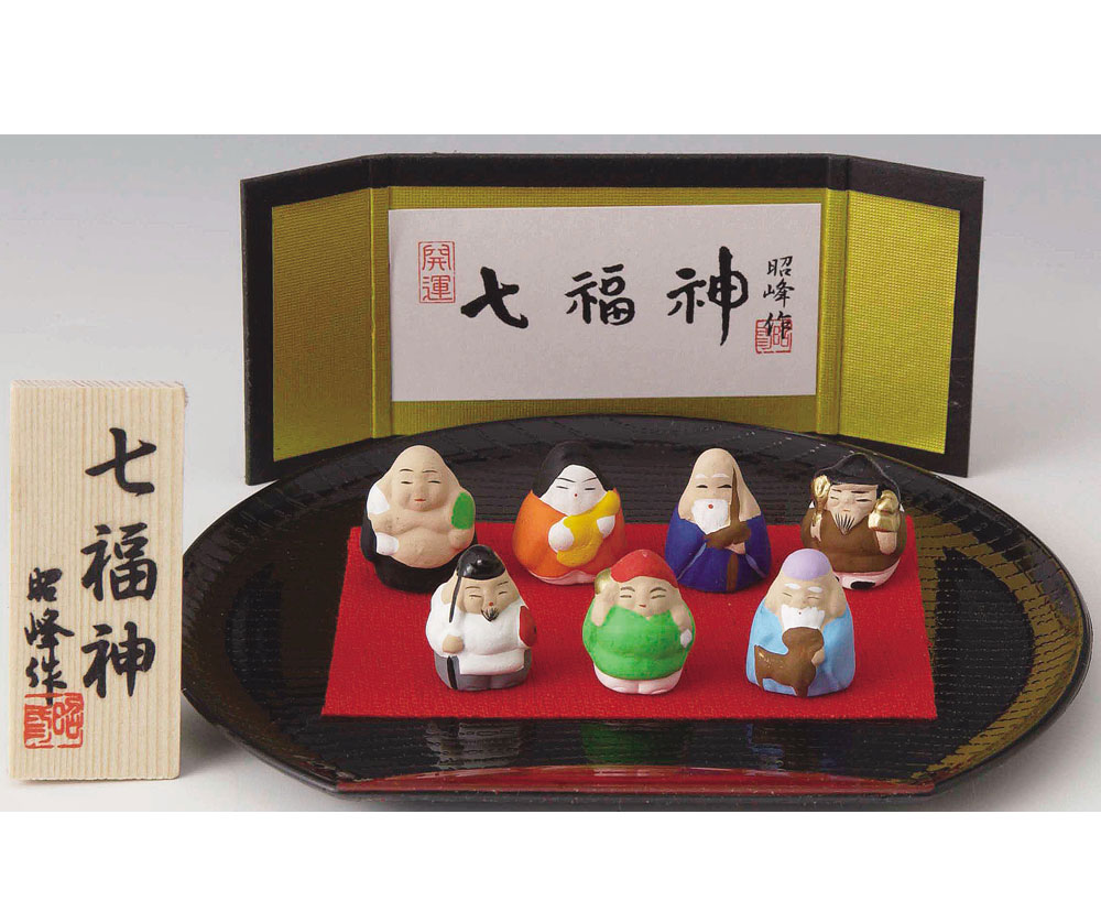 楽天市場】開運招福の縁起物！ 土鈴・福鈴 笑門七福神 陶器製