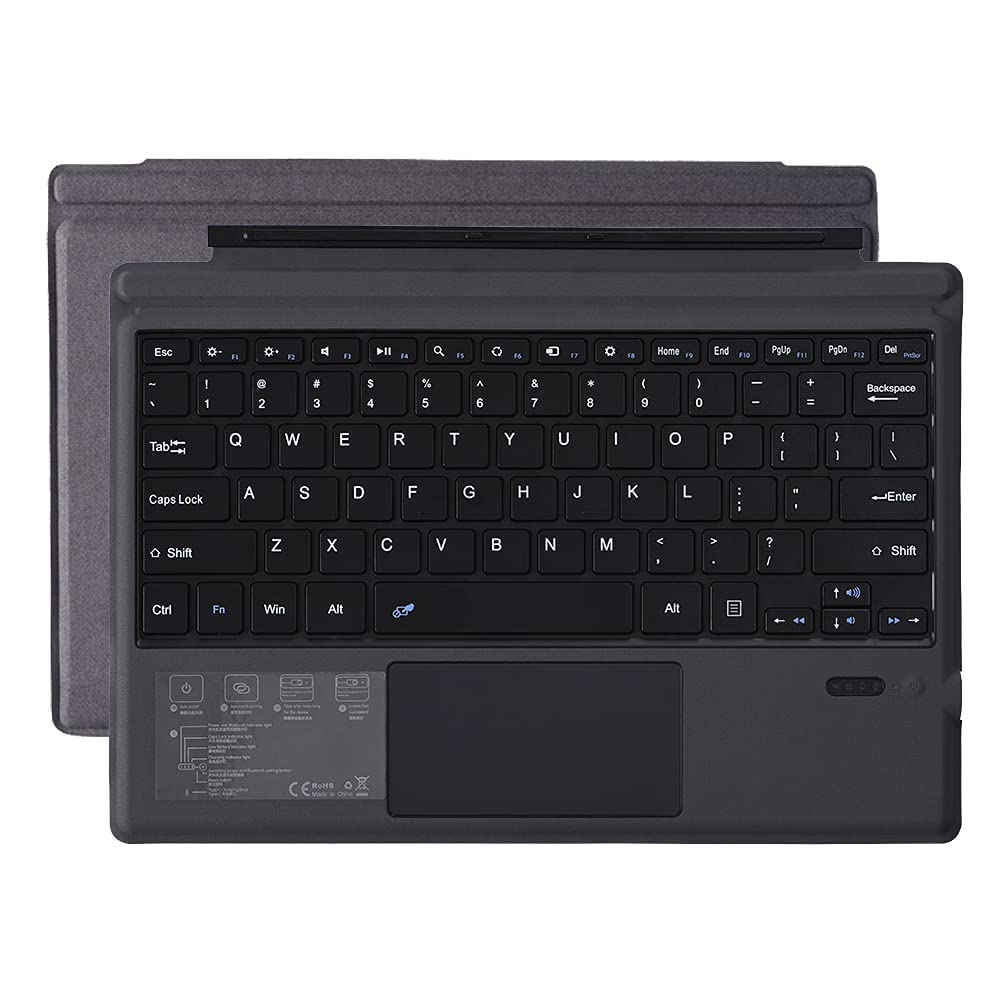 【最短当日発送】TJK ワイヤレスキーボード Bluetoothキーボード Microsoft surface pro7/pro6/pro5/Pro4/Pro3 適用 US英語配列 軽量 分離式キーボード ローマ字入力サポート (バックライト無し)【生活応援】