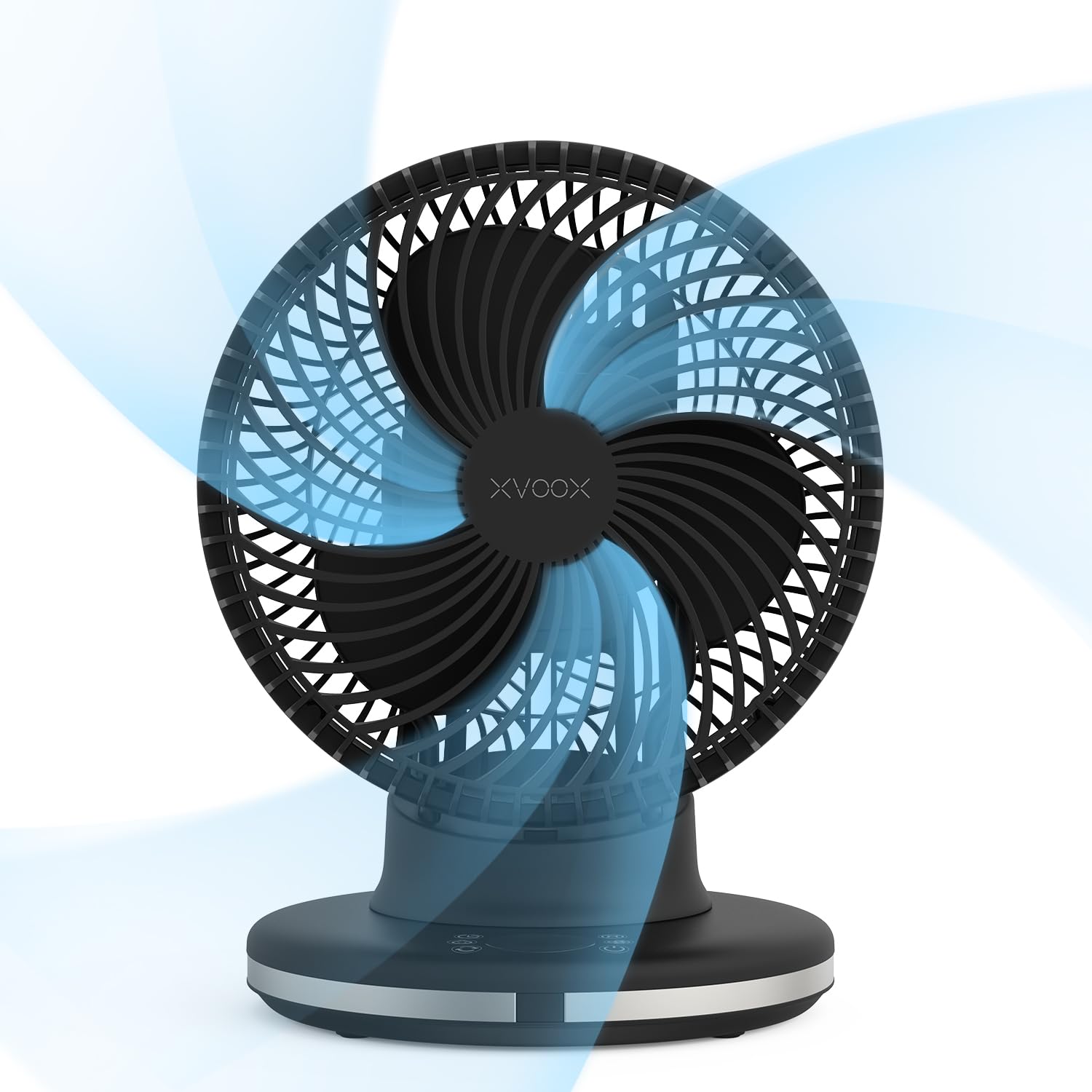 【最短当日発送】【節電対策に】 XVOOX 扇風機 サーキュレーター 首振り リモコン付き 風量調節【生活応援】