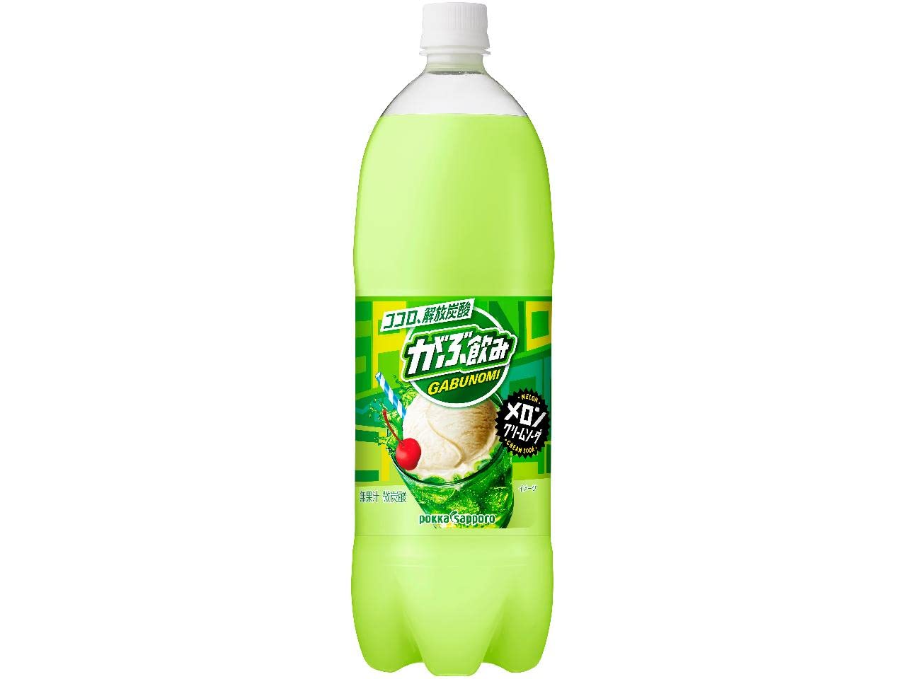 楽天市場】ポッカサッポロ がぶ飲みメロンクリームソーダ 1.5L