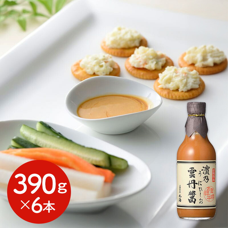 雲丹醤 大瓶 390g×6本 / 醤油 魚醤 ひしお うに ウニ まとめ買い 送料無料