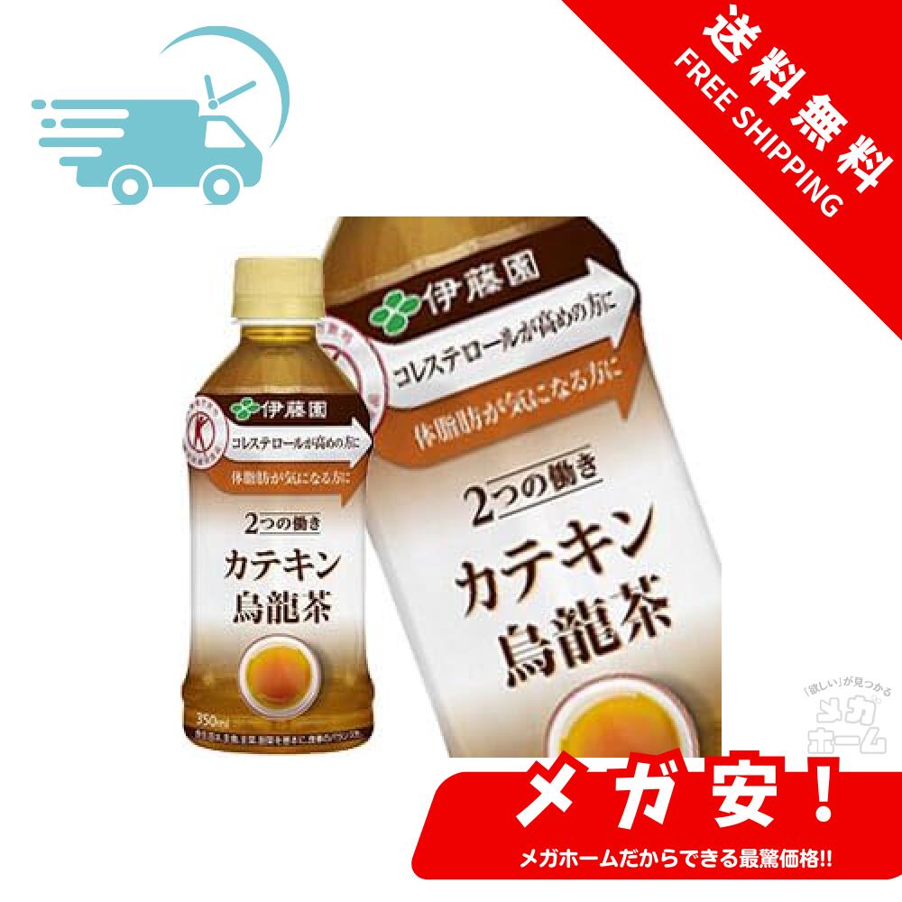 伊藤園 2つの働き カテキン烏龍茶 350mlPET×72本［24本×3箱］