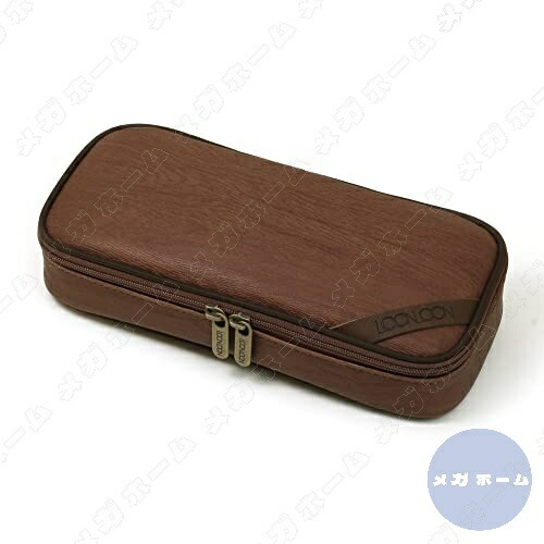 楽天市場】664 ウッド ペンケース 【ブラウン】筆箱 大容量