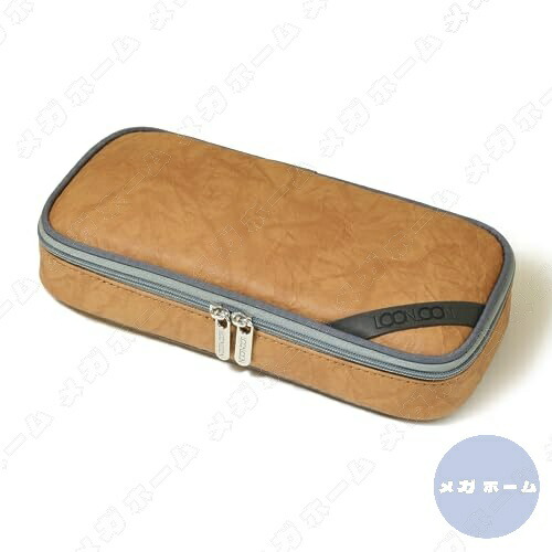 楽天市場】LOONLOON 664 ウッド ペンケース ブラウン 大容量 おしゃれ