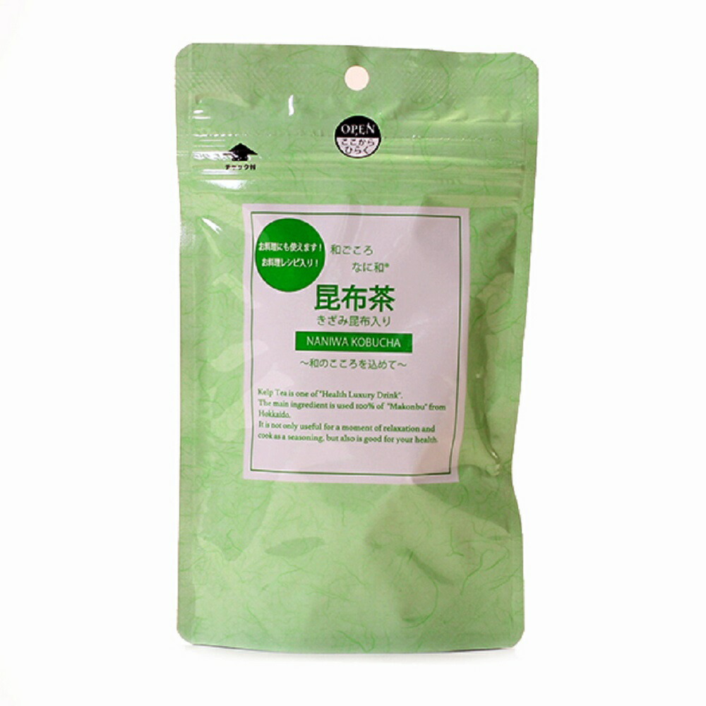 楽天市場】特選 昆布茶 梅こぶ茶 特撰きざみ昆布入り 袋入り 80g（約40