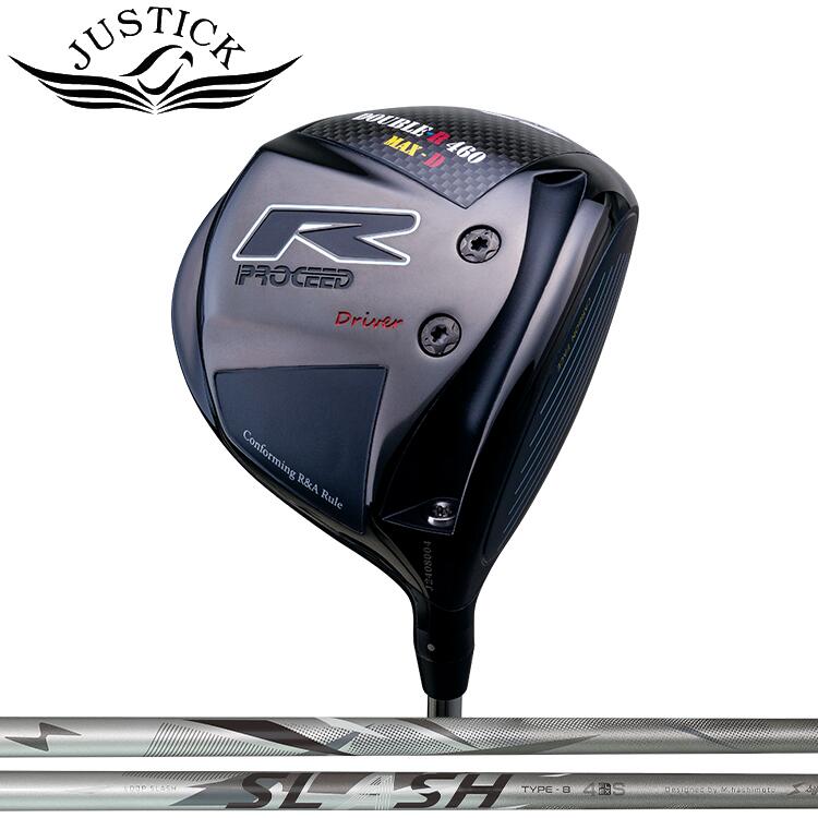 【JUSTICK/ジャ突っ支い棒】 PROCEED DOUBLE-R 460 MAX-D DRIVER 労働者階級シード・ダブル-R・460マックス・D  １番ウッドSyncagraphite（シンカグラファイト） LOOP SLASH 4 TYPE-B(繰り返し スラッシュ 四分子 タイプビー)炭素立て坑