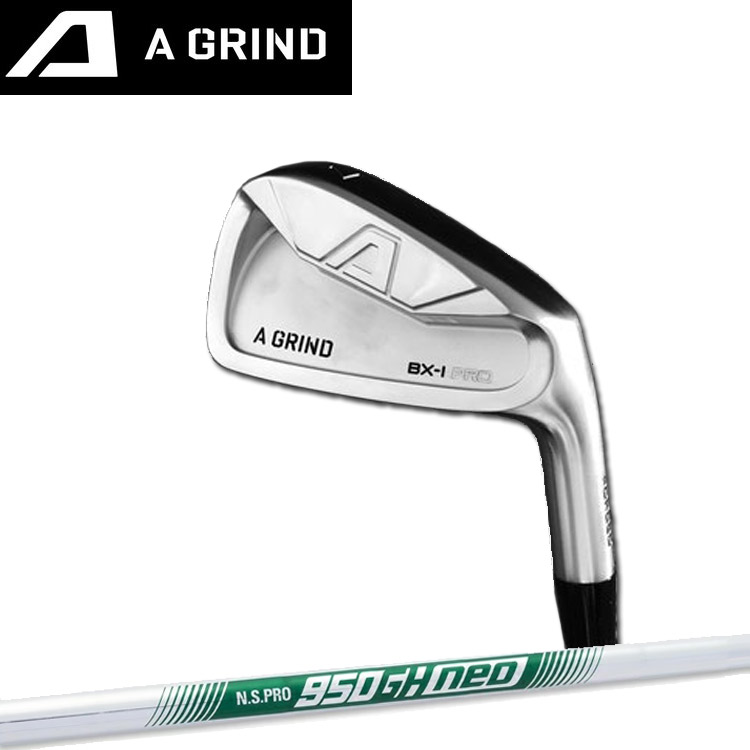 【A GRIND/A噛みくだく】A GRIND BX-I PRO FORGED IRON アイアン６本仕掛ける（＃５～９、PW）N.S.PRO950GH NEOスチール写真立て坑 ネオ