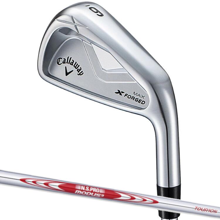 【Callaway/キャロウェイ】[2025年モデル] キャロウェイX FORGED MAX アイアン 単品（＃5）N.S.PRO MODUS3 TOUR 105　モーダス3　ツアー１０５ スチールシャフト【日本正規品・保証書付き】数量限定モデル｜スズキゴルフオンライン