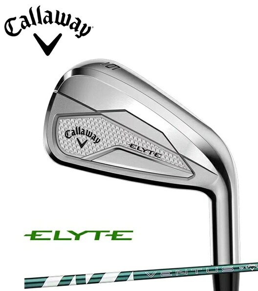 【Callaway/キャロウェイ】 ELYTE IRONエリート  アイアン2025年青写真5本仕掛ける（#6～9,PW)VENTUS 50 GREEN for Callaway 炭素立て坑日本置き目品