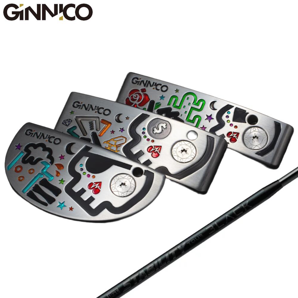 【GINNICO／ジニコ】CHILL OUT PUTTER チルアウト パター 「のど首変数式」社会システムSTABILITY TOUR BLACK  スタビリティーツアー 黒いこと 炭素立て坑備え付ける