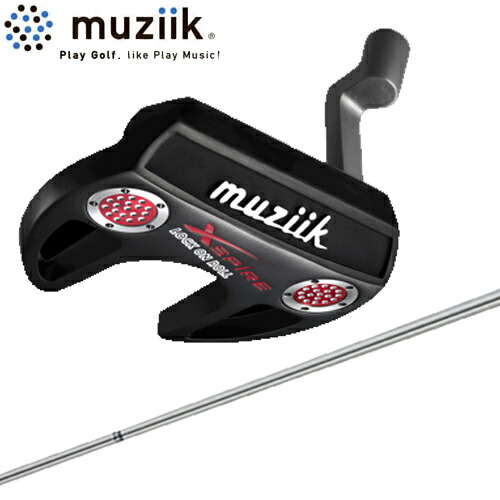 【muziik/ムジーク】XSPIRE LOCK ON ROLL Putterクランクネックトゥルーテンパー　USTP-38　スチールシャフトパター｜スズキゴルフオンライン