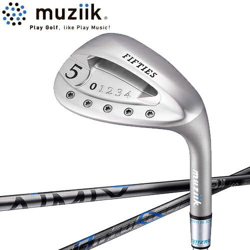 【muziik／ムジーク】Fifties Wedge 1950年代 ウェッジDesignTuning AIMIX Iron(デザインチューニング アイミックス アイアン)炭素矢がら