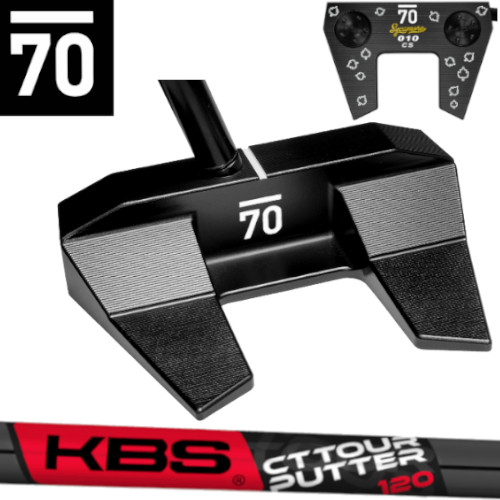 【Sub70／サブセブンティ】Sycamore 010 Center Shaft Putter シカモア010真っただ中立て坑 パター KBS CT TOUR PUTTER パター用スチール写真立て坑 立て坑色つや：黒いこと