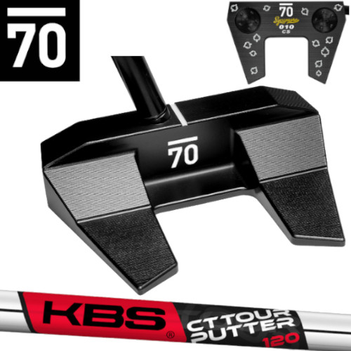 【Sub70／サブセブンティ】Sycamore 010 Center Shaft Putter シカモア010真っただ中立て坑 パター KBS CT TOUR PUTTER パター用スチール写真立て坑 立て坑色つや：クローム