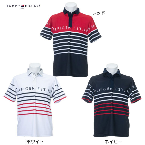 お気にいる Tommyhilfiger トミーヒルフィガー Thma118フラッグインサートカラーボーダー半袖ポロシャツ 21年モデルw 偉大な Gonzaga Mg Gov Br