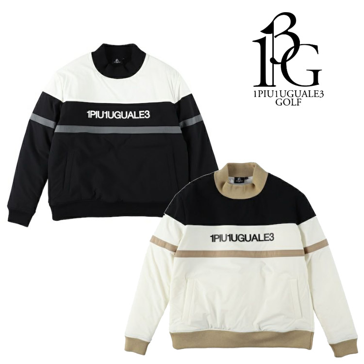 【1PIU1UGUALE3 GOLF/ウノ ピゥ ウノ ウグァーレ トレ ゴルフ】GRB132-GPE020 113 GOLF PADDED SNEED プルオーバー【送料無料 即納】|スズキゴルフオンライン