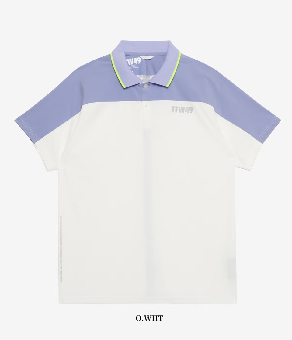【TFW49/ティーエフダブリューフォーティーナイン】T102610022SIDE MESH POLO スポーツシャツ