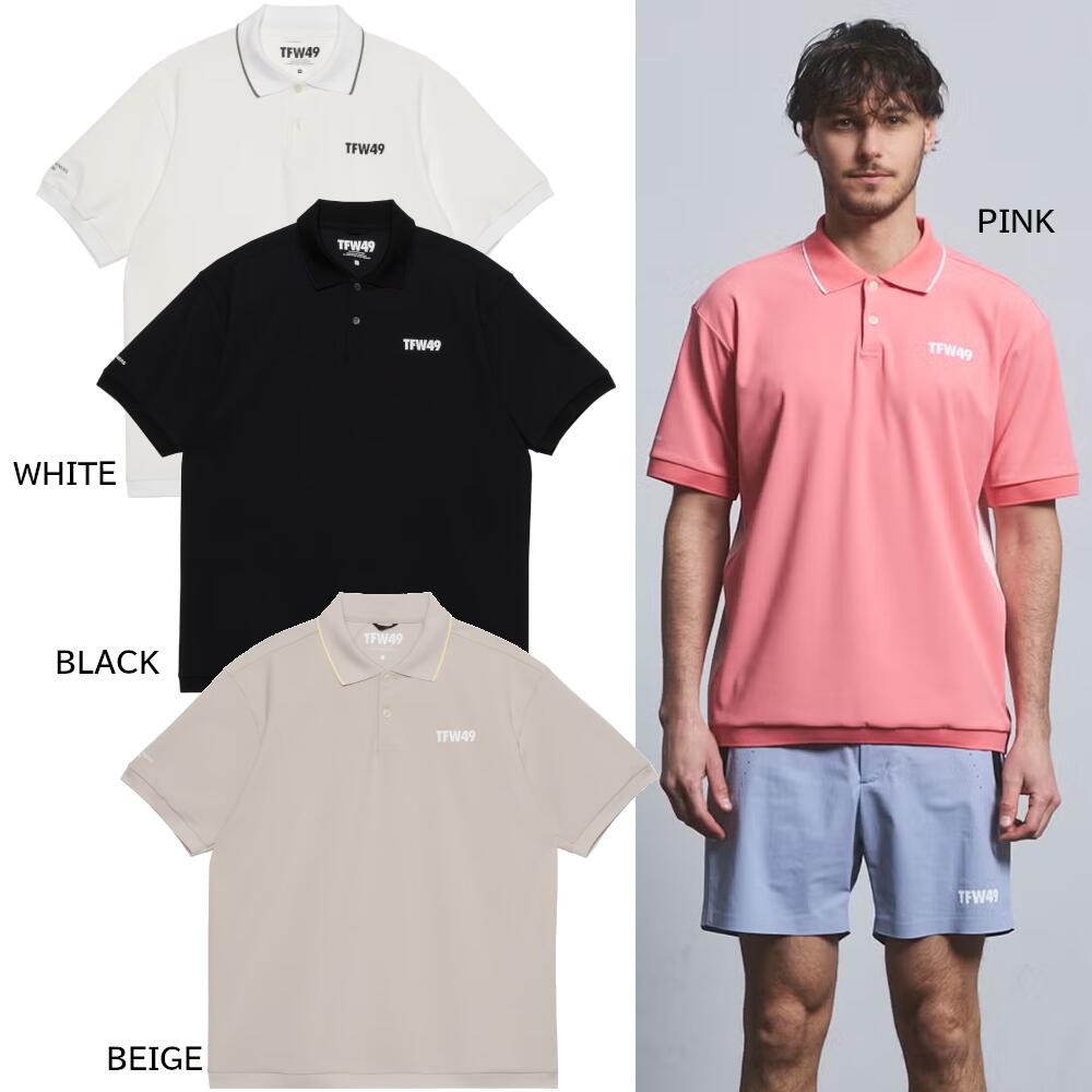 【TFW49/ティーエフダブリューフォーティーナイン】T102610013SIGNATURE SS REGULAR POLO　ポロシャツ｜スズキゴルフオンライン