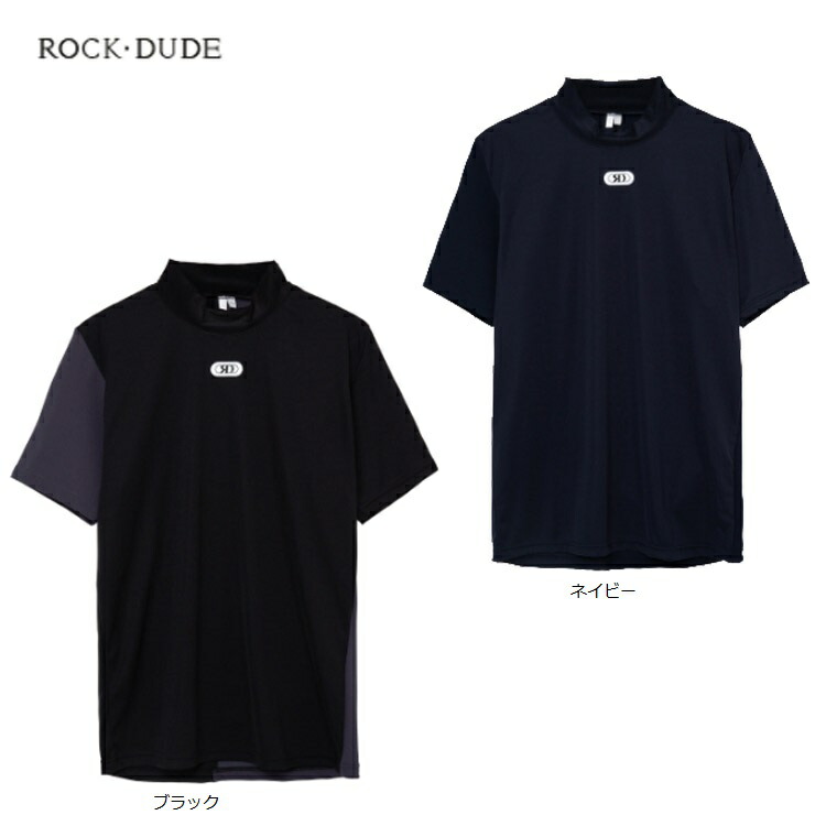 【ROCK・DUDE／ロックデュード】11-134307ハーフパネルモックシャツ｜スズキゴルフオンライン