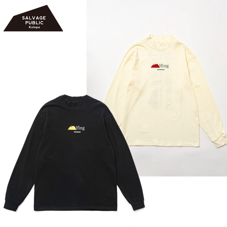 【SALVAGE PUBLIC/海難救助大っぴら コレパ】SVKA5023ホヌモックネック L/S （Tropical Performance）ゴルフお召しもの メンズ 保温・伸ばすこと