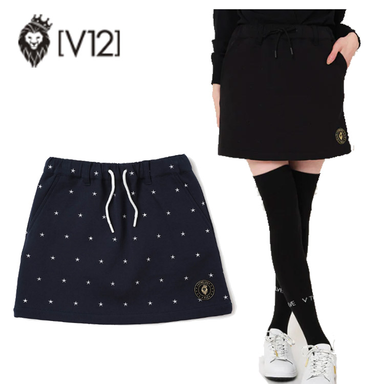 【V12/ヴィ トゥエルヴ】ALL STAR SKIRTゴルフお召しもの レディース スコートV122520-SK02【セットアップ 伸ばすこと】