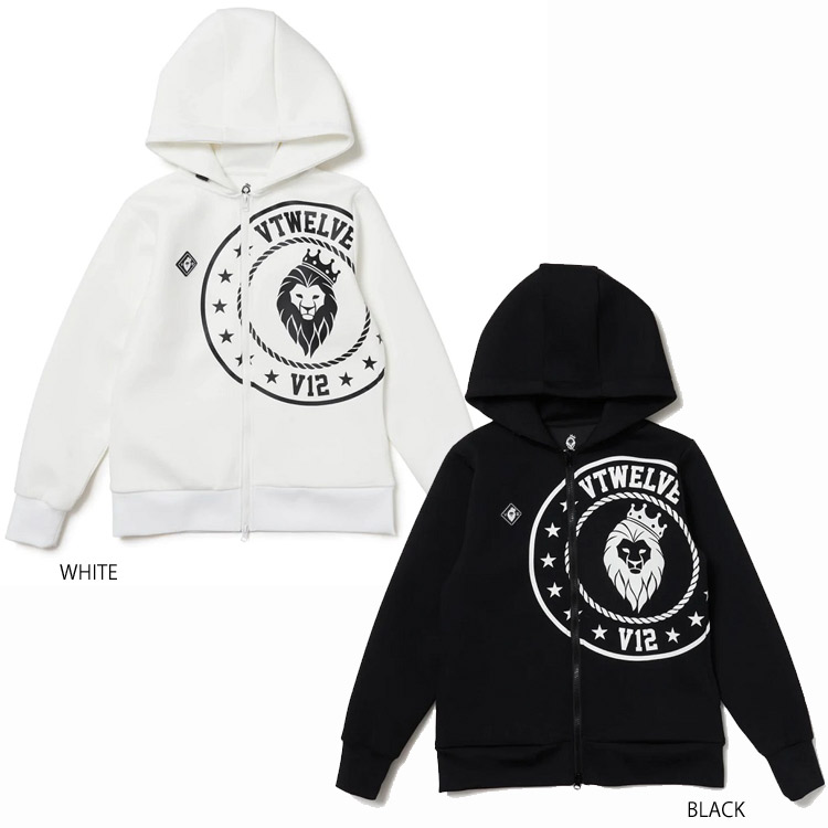 【V12/ヴィ トゥエルヴ】V122220-SW02_WMCIRCLE LION PARKA_WMレディース　スウェットパーカー 長袖｜スズキゴルフオンライン