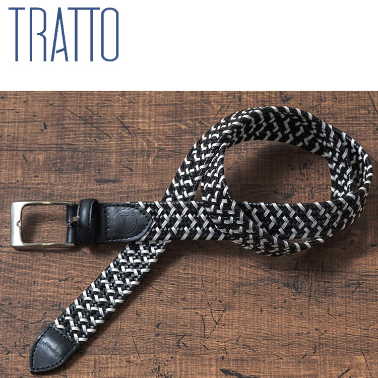 【TRATTO/トラット】 DOMODOSSOLA【30粍巾ﾒｯｼｭﾍﾞﾙﾄ】33-8211201【日本製】
