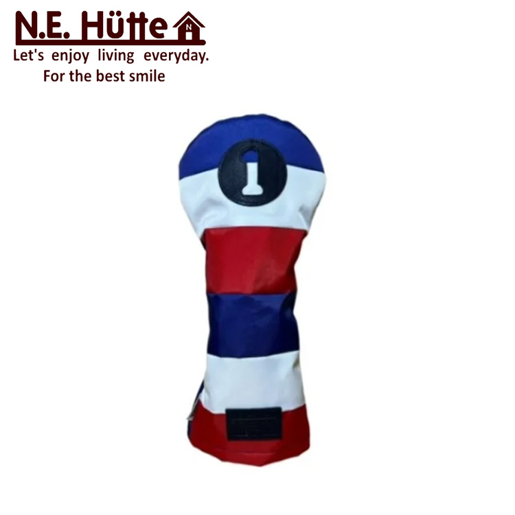 【N.E.Hutte/エヌイー ヒュッテ】ドライバーカバーナイロンシリーズ トリコロール日本製
