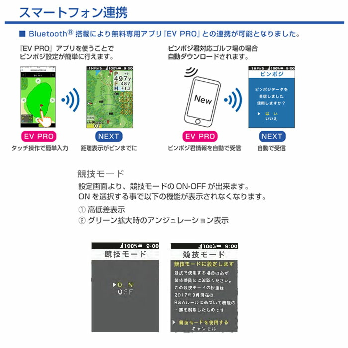 送料無料 ラッセルノ Asahigolf パター 朝日ゴルフ Eaglevision Next イーグルビジョン 石川 遼 ネクスト高低差表示機能搭載 Gps機能付距離計測器ゴルフナビゲーションev 732 包装 スズキゴルフオンライン ベタピンナビ搭載