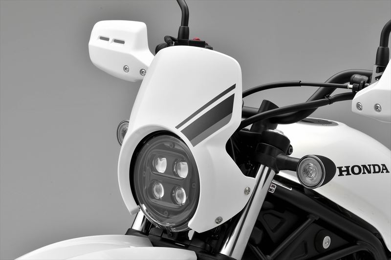 『CL500』 純正 PC68 ヘッドライトバイザー ※ストライプ別売り パーツ HONDA_2輪純正部品 オプション アクセサリー 用品