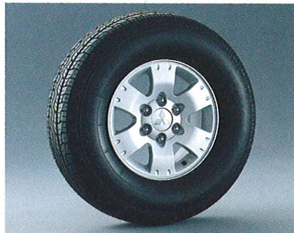 pajro043 『パジェロ』 純正 V77 V73 V63 アルミホイール 1本のみ パーツ 三菱純正部品 安心の純正品 PAJERO オプション アクセサリー 用品｜株式会社　スズキモータース