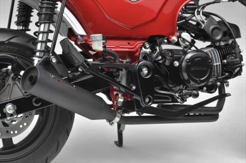 『ダックス125』 JB04 社外品 SP武川 トルネードマフラー ※ブラック HONDA_2輪 パーツ オプション アクセサリー 用品