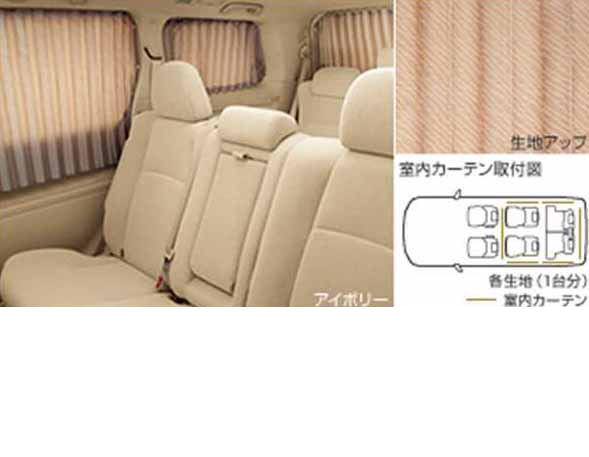 楽天市場 ヴェルファイア 純正 Ggh Anh Ggh25 室内カーテン 一重 フォーマルプリーツ パーツ トヨタ純正部品 目隠し 日除け スモーク Vellfire オプション アクセサリー 用品 株式会社 スズキモータース