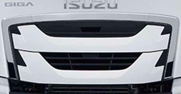 最終値引き！いすゞ 純正美品メッキイルミネーションバンパーグリル ファイブスターギガ 純正 メッキ バンパーグリル フロントグリル