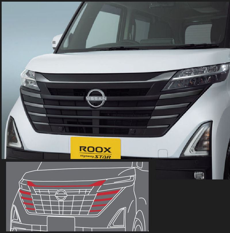 ニッサン純正　カスタムブラックエディション　スズキ純正　ルークス　エブリイ ニッサン純正 カスタムブラックエディション スズキ純正