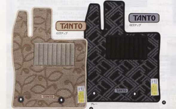 『タント』 純正 L375S L385S L575S L585S カーペットマット（グレー／ベージュタイプ）標準フロア用 1台分 パーツ ダイハツ純正部品 フロアカーペット カーマット カーペットマット tanto オプション アクセサリー 用品
