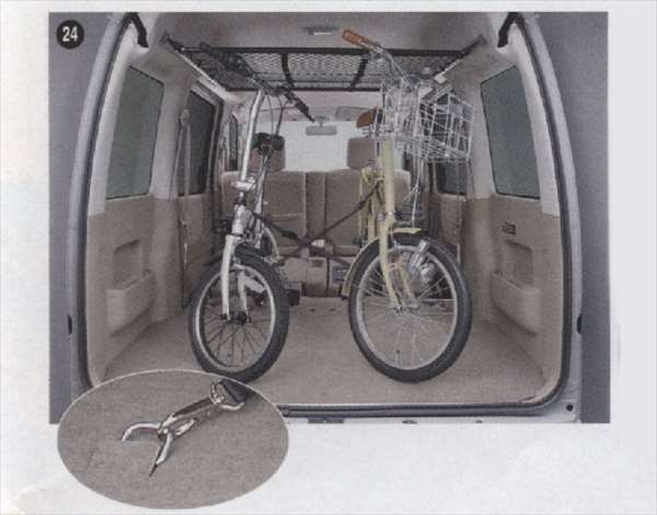 楽天市場 ハイゼット カーゴ 純正 S321v S331v サイクルホルダーベルト パーツ ダイハツ純正部品 自転車固定 オプション アクセサリー 用品 株式会社 スズキモータース