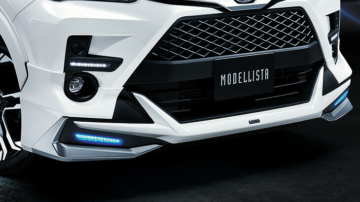 MODELLISTA フロントスポイラー ADVANCE BLAST ※レーザーブルークリスタルシャイン MSD41-B1001-J0 ライズ用 トヨタ
