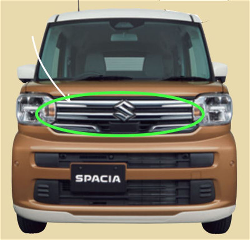 楽天市場】『スペーシア』 純正 MK53S フロントグリル パーツ スズキ