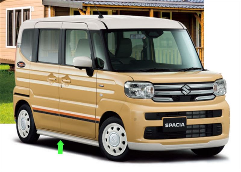 スズキ純正 スペーシアカスタムMK54S グリル スペーシア スペーシア用フロントグリルのみ ※ラベル別売 スズキ