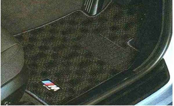 3 COUPE・CABRIOLET パーツ Mフロア・マット・セットのクーペ用 BMW純正部品 KE25 KD20 KE25 KG35 DX35 オプション アクセサリー 用品 純正 マット