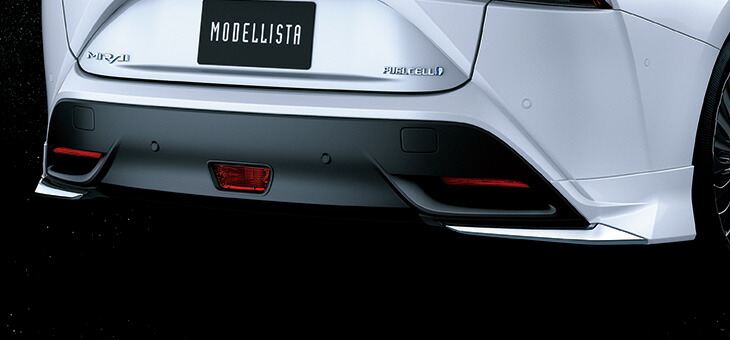 MODELLISTA リヤスパッツ ※プレシャスブラックパール D2641-64710-C1 MIRAI用 トヨタ